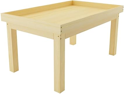 Deluxe Hardwood Activity Play Table For Kids Solid Wood Childrens