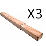 A&R Hockey Stick Wooden Butt End 8 Inches Senior Solid Wood Extension (2-Pack)