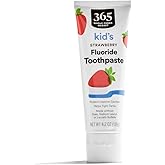 365 by Whole Foods Market, Kid's Strawberry Fluoride Toothpaste, 4.2 Ounce