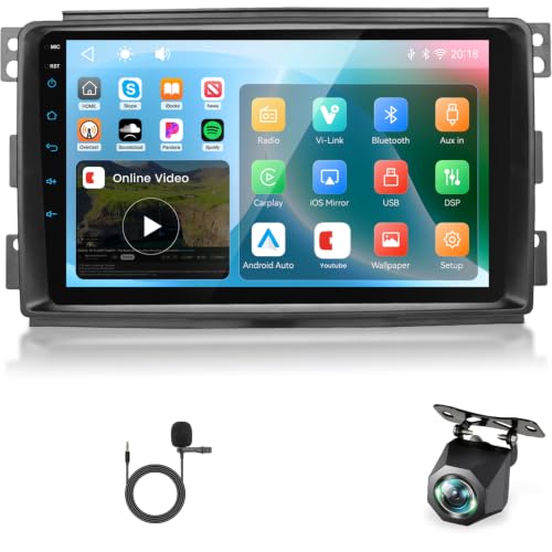 NHOPEEW Autoradio per Mercedes Benz Smart Fortwo 451 2005-2010 con Video Online