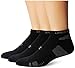 Under Armour Men's HeatGear No Show Socks (3 Pair), Black, Medium
