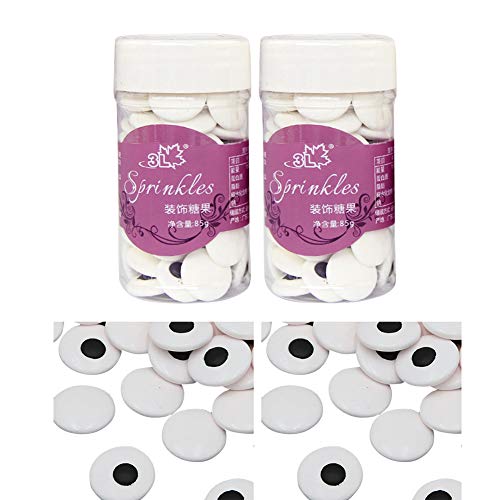 1 Bottle Candy Eyeballs Eyes Cake Cupcake Toppers Cookie Decorations Sweet Personalities Edible Candy For Christmas Cake Cupcakes Decoration(Big) - Thumbnail 4