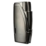 CiTree Torch Lighter, 2 Jet Flame Butane Cigar Lighter with Cigar Punch
