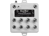 Channel Master Ultra Mini 8 TV Antenna Amplifier, TV Antenna Signal Booster with 8 Outputs for Connecting Antenna or Cable TV to Multiple Televisions (CM-3418)