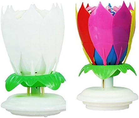 2 Pack Music Birthday Candle (Colorful)