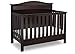 Serta Barrett 4-in-1 Convertible Baby Crib, Dark Chocolate