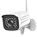Outdoor Security Camera, 1080P WiFi Camera Wireless Surveillance Cameras, IP Camera with Two-Way Audio, IP66 Waterproof, Night Vision, Motion Detection, Activity Alert, Deterrent Alarm - iOS, Android
