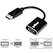 gofanco Active DisplayPort to HDMI Adapter 4K 60Hz DP to HDMI Male to Female Converter Supports up to Ultra HD 4K @ 60Hz, Eyefinity Compatible, Multiple Screens Supported for Gaming (DPHDMIA-4K-FBA1)