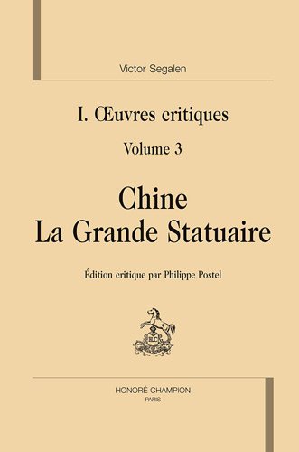 Chine, la grande statuaire
