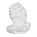 MoonPieee Full Access Tunnel Plug Ribbed Hollow Bütt Plug Ribbing Bütt Pug for Woman Men