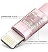 Lightning Cable OTISA 3Pack 5Ft Nylon Braided iPhone Cable with Ultra-compact Connector Charging Cord Charger for iPhone 7/7 Plus/6s/6s Plus/6/6 Plus/5s/55se, iPad,iPod Compatible with iOS10(Pink)