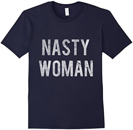 Men's Vintage Nasty Woman T-Shirt 2XL Navy
