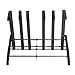 All Black 3-Pair Standing Boots and Shoes Organizer Rack Storage - Holds 3 Pairs of Boots - No Tool Assembly - Preserves Boots Shape - Retains Boots in Upright Position - Fits Most Closet & Entryway