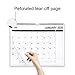 Paperage Wall Calendar 2020 with Julian Date - 12 Months, 8.5 x 11 Inches Thick Paper, Ruled Blocks and Notes, Tear Off, Wire-Bound Desk Calendar