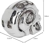 Nemesis Now T-800 Terminator Head Box 18cm Silver Resin Storage view 9