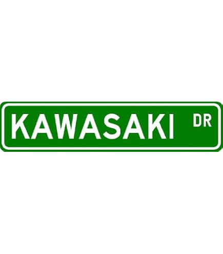 Amazon.com: Kawasaki 1989 Ninja Motorcycle Metal Sign - Vintage
