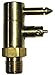 Invincible Marine Fuel Line Connector, Yamaha Male Fitting, 2-Prong
