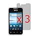 AM Clear LCD Film Guard Screen Protector for Virgin Mobile, Sprint LG Optimus Elite LS696 x3 -Clear