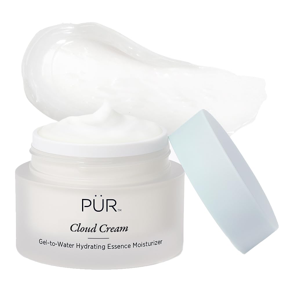 PÜR MINERALS Face Moisturizer for Women & Men, 4-in-1 Cloud Cream – Hydrating Facial Moisturizer – Hydrates, Soothes, Smooths, & Primes Skin – Anti-Aging Face Cream for Fine Lines & Wrinkles, 1.7 Oz