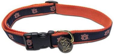 NCAA Auburn Tigers Dog Collar, Medium/Large