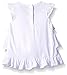 Calvin Klein Baby-Girls White Tunic and Printed Leggings, White, 0-3 Months