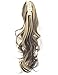 18″ 21″ Straight Curly Synthetic Clip in Claw Ponytail Hair Extension Synthetic Hairpiece 150g with a jaw/Claw Clipthumb 1