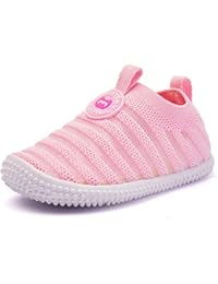 Baby Shoes Boy Girl Infant Sneakers Flyknit Non-Slip First Walkers 6 9 12 18 24 Months Pink