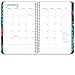 HARDCOVER Academic Planner 2019-2020: (June 2019 Through July 2020) 5.5 Daily Weekly Monthly Planner Yearly Agenda. Bonus Bookmark, Pocket Folder and Sticky Note Set (Bloom)