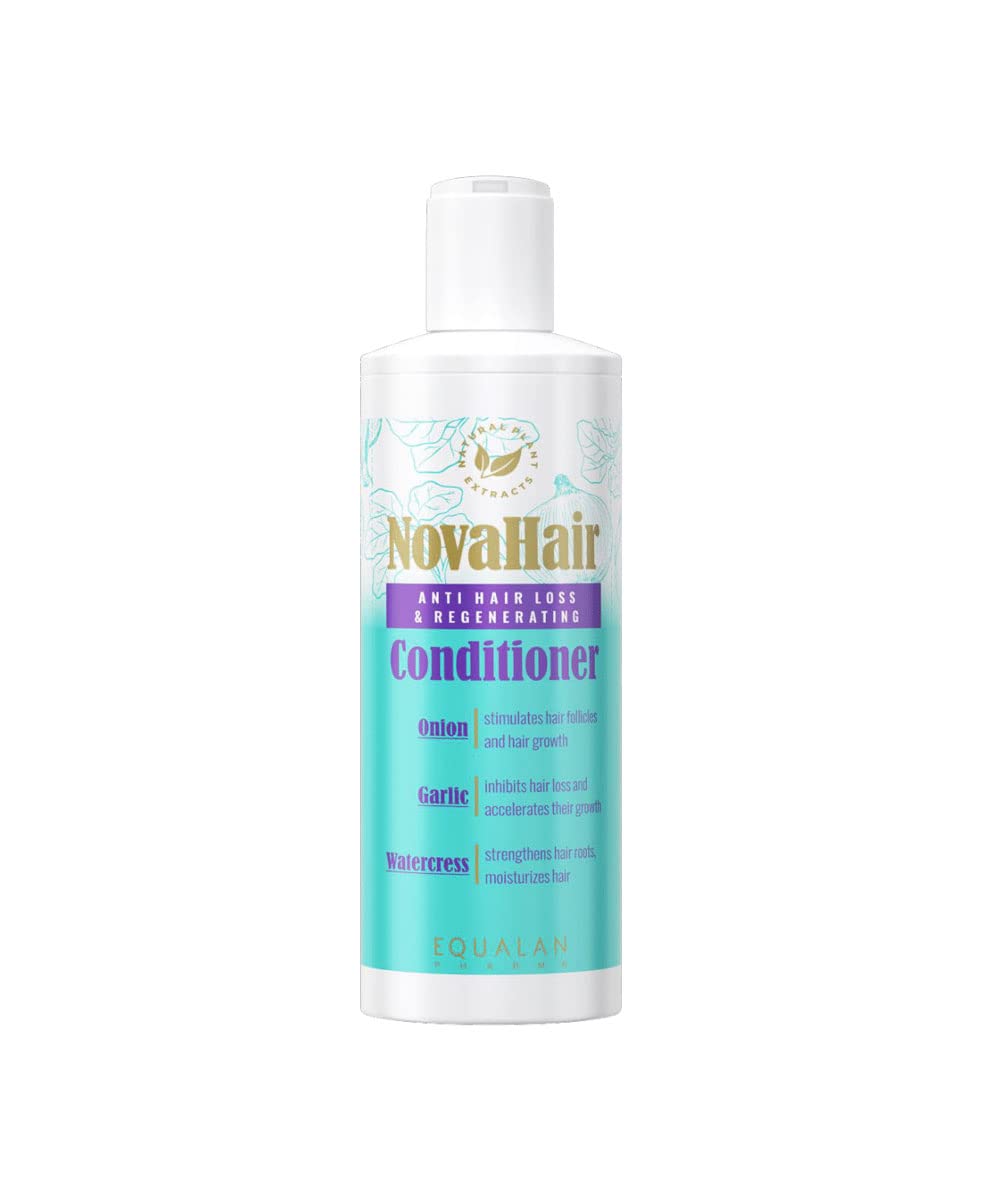NovaHair Anti Hair Loss and Regenerating Hair Conditioner - Stimulates Hair Follicles, Inhibits Hair Loss, and Strengthens Hair Roots for Healthier, Thicker Hair