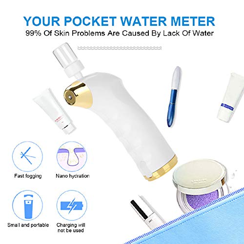 Water Oxygen Machine - Portable Micro-nano Moisturizing Oxygen Injection Sprayer,Moisturizing Cleaning Pores clear blackheads Acne Facial Care Sauna Spa Beauty Skin Rejuvenation Instrument