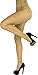 ToBeInStyle Women's Sexy Seamless Fishnet Full Footed Panty Hose Tights Hosiery - BEIGE - One Size Regular