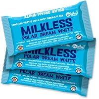 Vegan, Gluten Free, Nut Free | Milkless Polar Dream White Chocolate Bars (3 Pack) | Dairy Free, Soy Free, Sesame Free | Aller