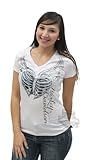 Harley-Davidson Womens Night Stalker Rib Cage Heart2 Shirt