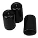 CNBTR Soft Rubber Screw Thread Protector Cover Vinyl Round Rubber Hose End Caps Rubber Finisher Pipe Stop Pack of 10 (14mm, Black)