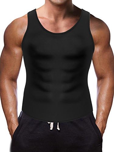 GAODI Men Waist Trainer Sauna Vest Hot Sweat Shapewear Neoprene Body Shaper Weight Loss Tank Top