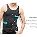 TopTie Men's Slimming Body Shaper Compression Shirt, Shapewear Sculpting Vest Muscle Tank-White-M