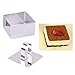 FUBARBAR Mini Cake Cutter Mold - Pastry Ring with Pusher, 3 X 2 Inch Stainless Steel Assorted Shape (Square)
