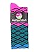 MadSportsStuff Neon Mermaid Over the Calf Socks (Electric Blue/Teal/Neon Pink, Small)