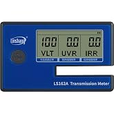 RockRose Portable Car Window Tint Meter Professional VLT/UVR/IRR Measurement for Auto Side Windows&amp;Tint Films Instant Calibration &amp; Data Lock for Pro Tint Installer Linshang Spectrum IR 1400nm LS162A