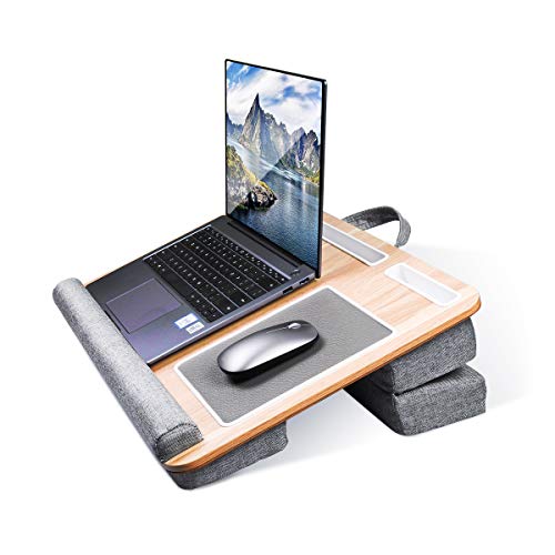 Laptop Lap Desk 17 inch (Wood, 21.6 x 14.4 inches) Pricepulse
