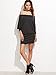 Floerns Womens' Off The Shoulder Plain Fall Mini Bodycon Dress