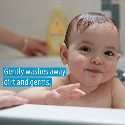 JOHNSON’S BABY HEAD-TO-TOE BABY WASH & SHAMPOO + ALOE & VITAMIN B5, 2-IN-1 BATH WASH GENTLY CLEANSES NEWBORN’S DELICATE SKIN & HAIR, HYPOALLERGENIC, NO ADDED PARABENS, DYES & SULFATES, 27.1 FL. OZ