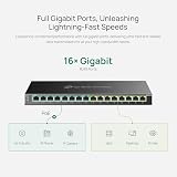 TP-Link TL-SG2016P 16 Port Gigabit Smart Switch 8 PoE+ 120W Omada SDN view 2