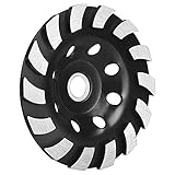 SUNJOYCO 5 inch Concrete Grinding Wheel, 14-Segment