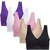 CALNARTIA Sports Bras For Women Sports Bra Padded High Impact Seamless Bras For Yoga Workout Gym Fitness