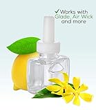 (3 pack) Scented Oil Plug in Refills Refresh Blend with Lemon & Ylang-Ylang- Fits Glade Air Wick