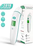 Baby Thermometer, Medical Ear and Forehead Thermometer for Fever, Infrared Digital Thermometer, Body/Surface/Room Temperature Reading Device with Fever Alarm for Babies, Kids, Adults, Toddlers