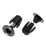 SM SunniMix 2Pcs Bicycle Bar End Plugs, Lock-on Handlebar Grips End Caps for MTB Mountain Bike/BMX Racing Road Bike/Fixed Gear Fixie/Folding Bikes, 5 Colors
