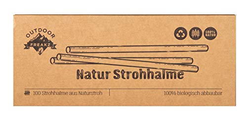 OUTDOOR FREAKZ Natur Strohhalme aus Stroh - Die Alternative zu Papier, Metall oder Bambus - Umweltfreundlich… – Bild 8