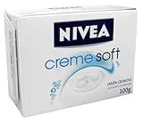 Nivea Creme Soft with Almond Oil Bar Soap 100g. (Pack of 4)